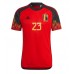 Cheap Belgium Michy Batshuayi #23 Home Football Shirt World Cup 2022 Short Sleeve